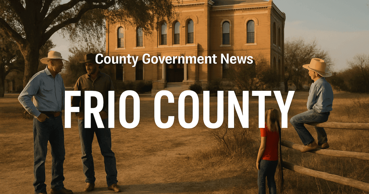 Frio County ESD Prepares for Key Discussions on Fire and EMS Services