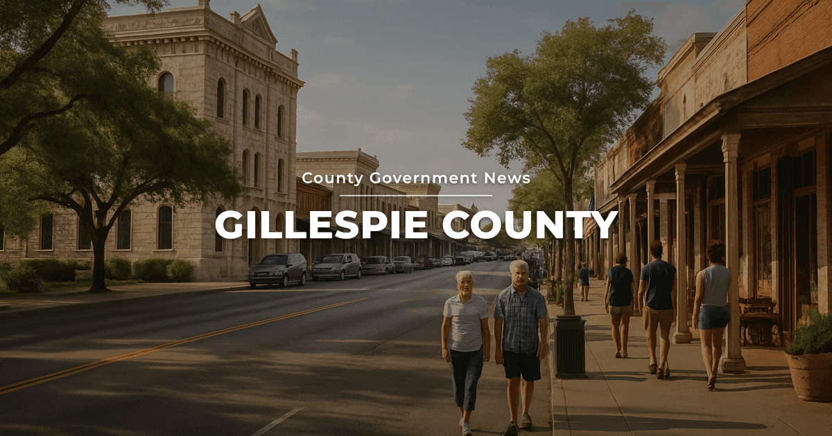 Gillespie County Updates: Legal Settlements, Treasurer Vacancy, and Surplus Auctions
